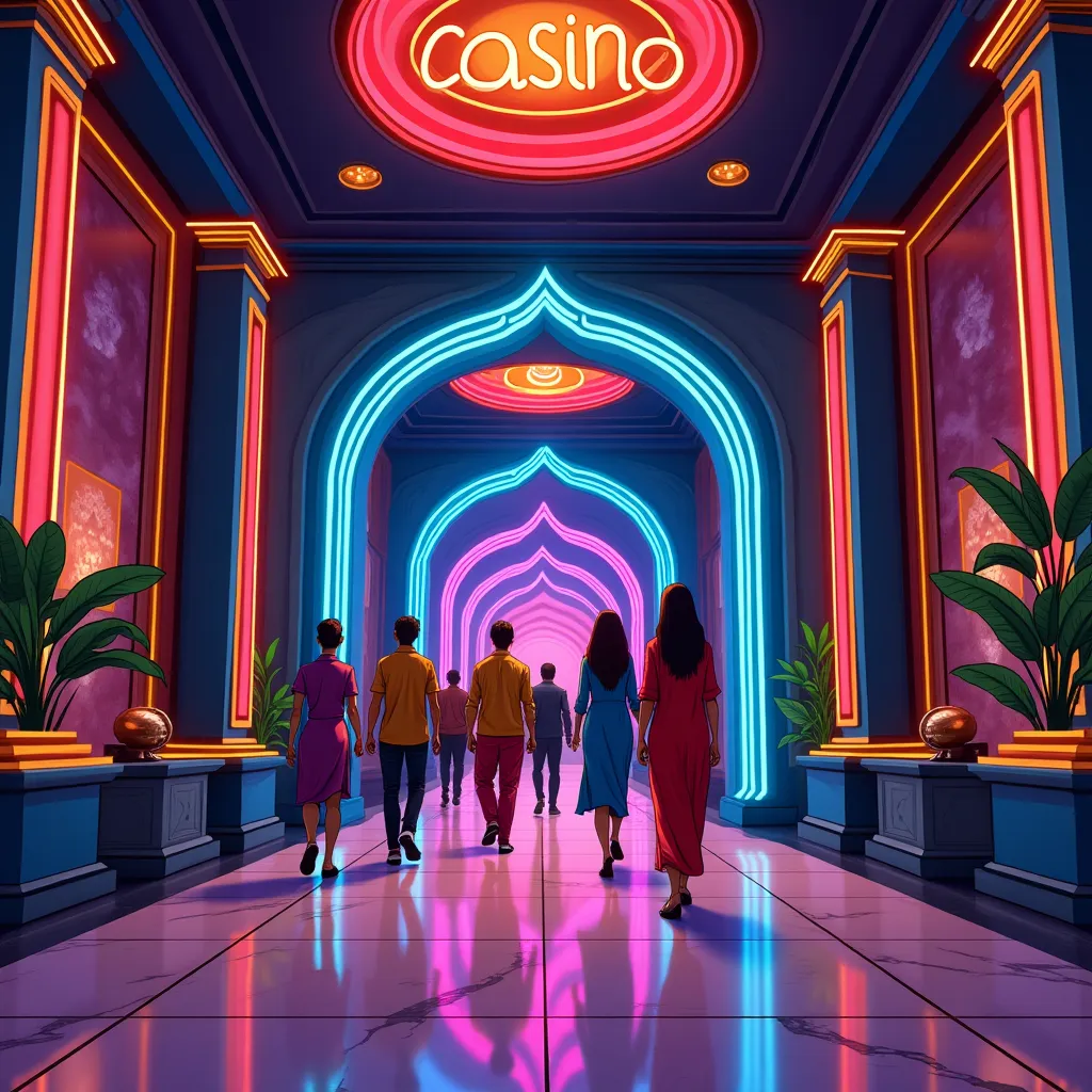 fairplay hero background with neon casino theme